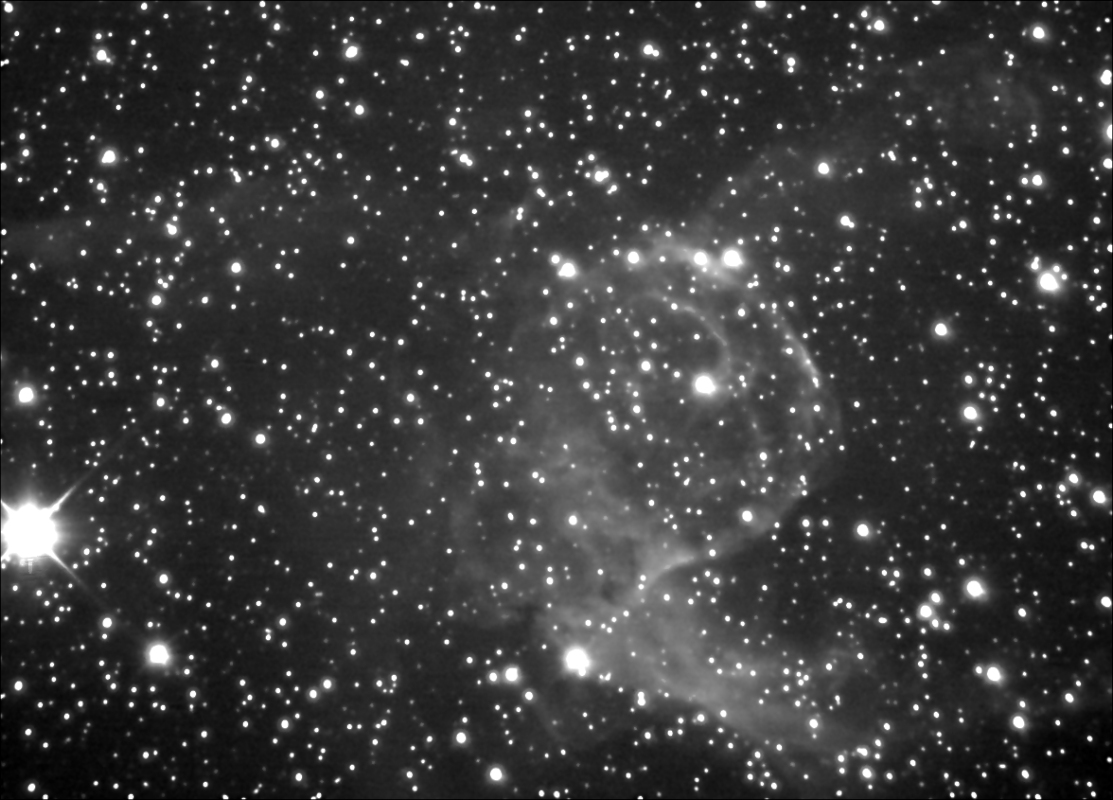 NGC 2359, aka Thor's Helmet; CCD image thru 20 inch